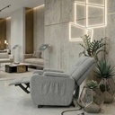 كرسي ريكلاينر كهرباء  MICRO GRAY 