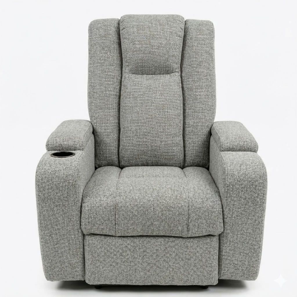 كرسي ريكلاينر كهرباء  MICRO GRAY 