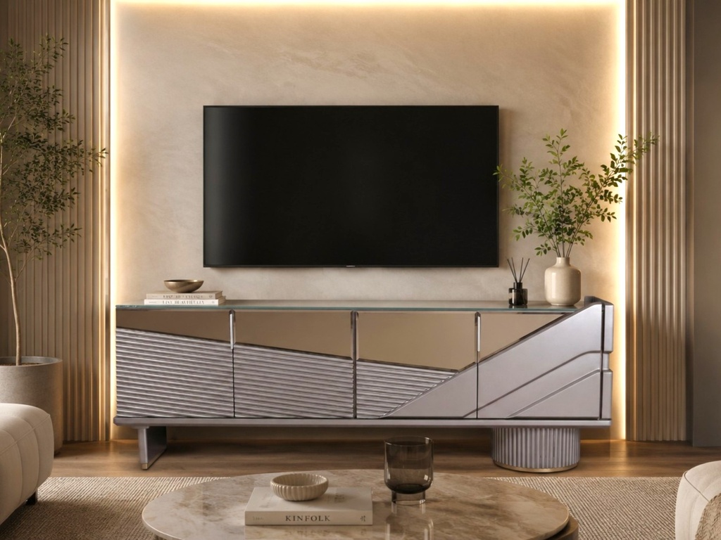 طاولة TV نيو كلاسيك DESIGN محلي