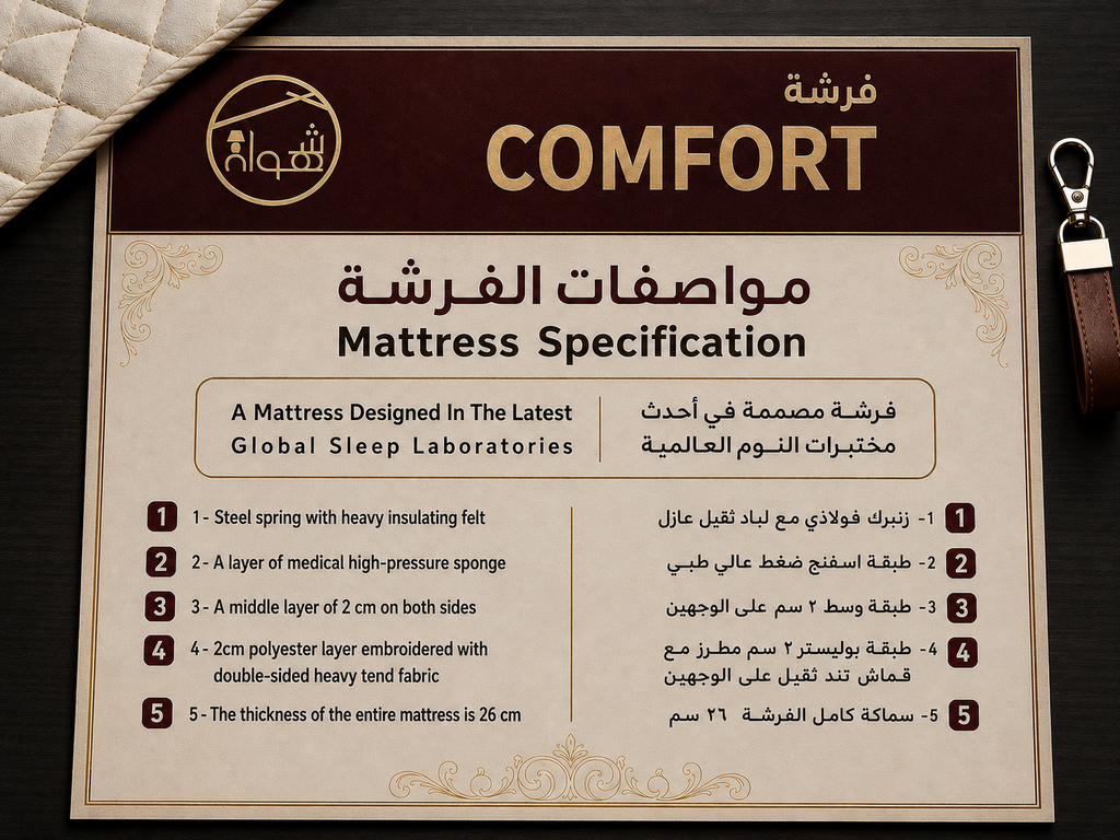 فرشة COMFORT 190*100