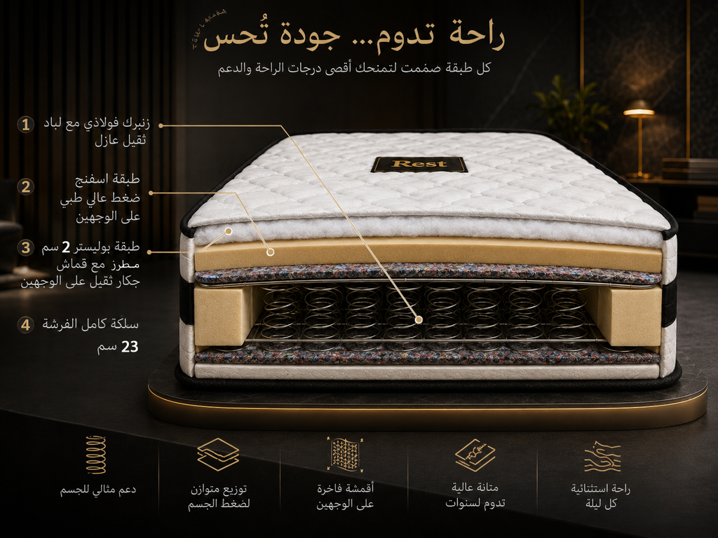 فرشة REST 90*190