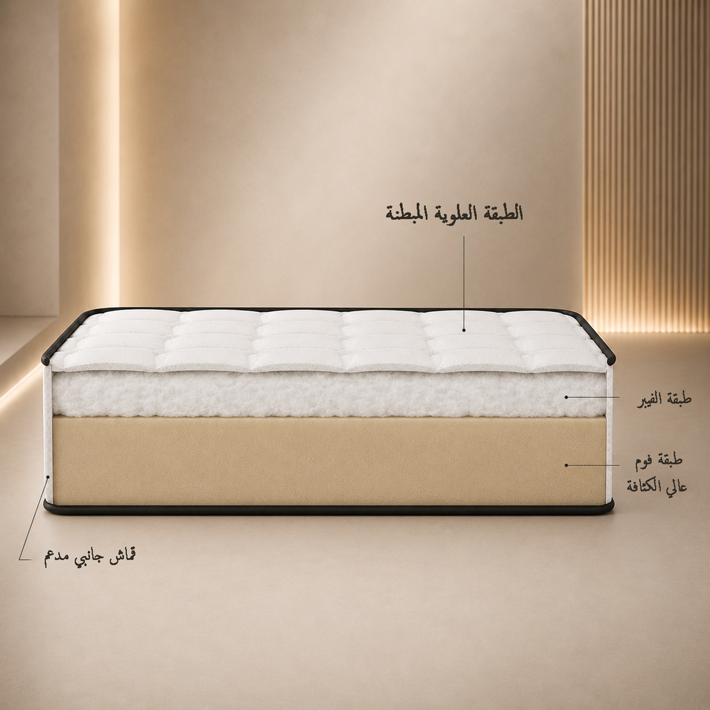 فرشة 180*200 ارتفاع 22 SUPER FOAM