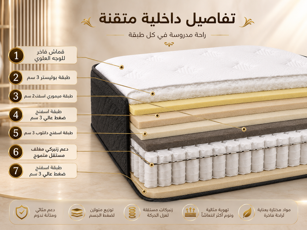 فرشة Bucket 120*200*35