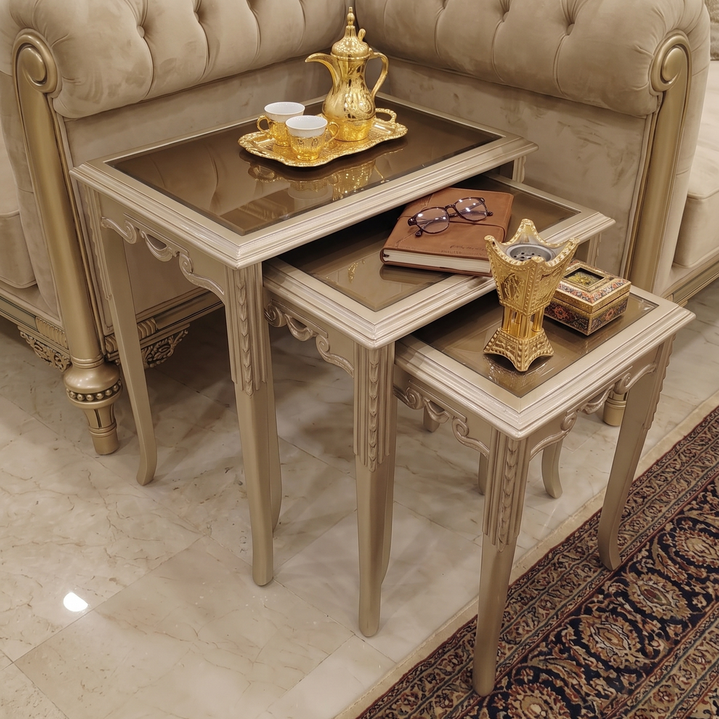طربيزة مساعد 3 قطع PRESTIGE PLUS محلي