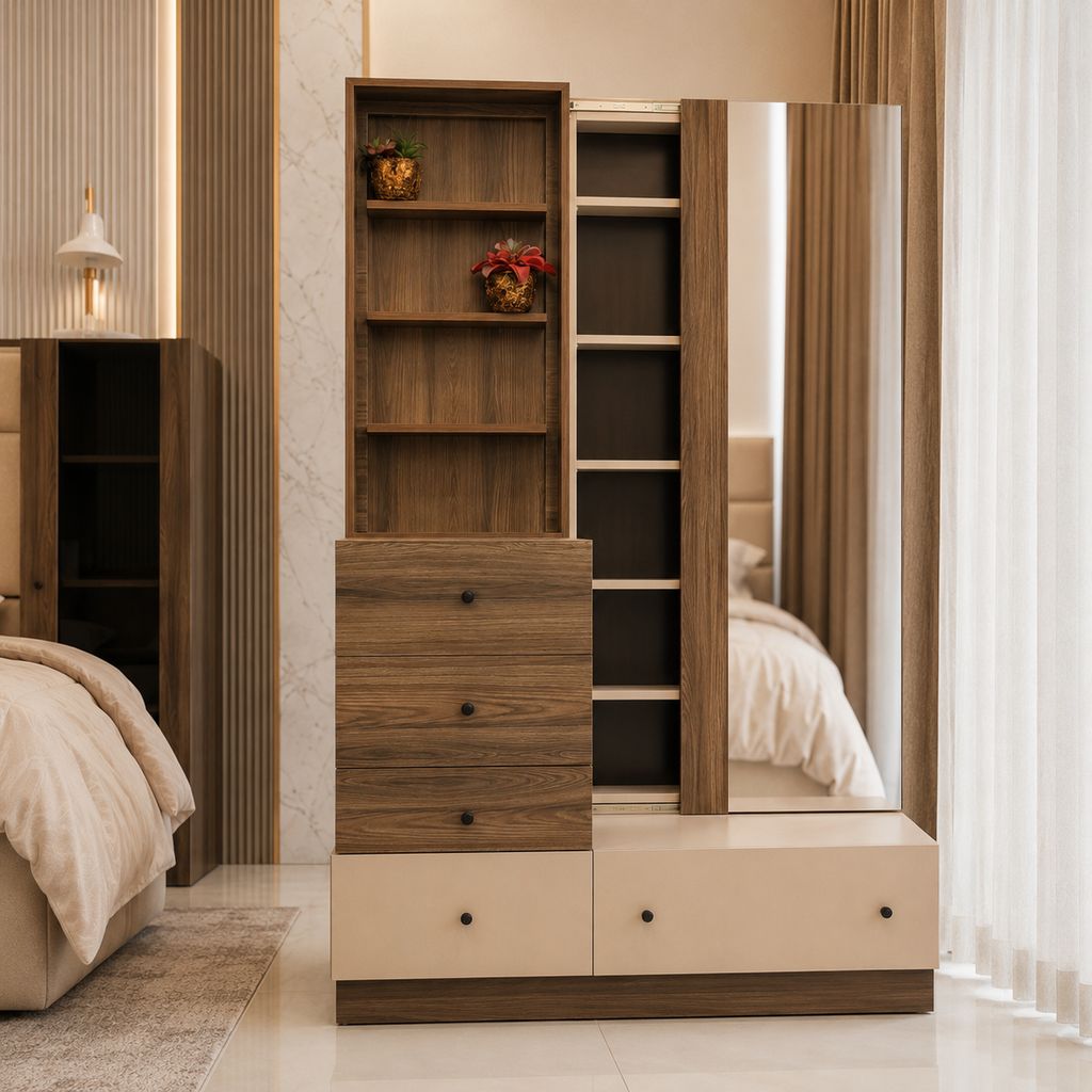 نوم ماستر TROVE (BEDSET +خزانة)