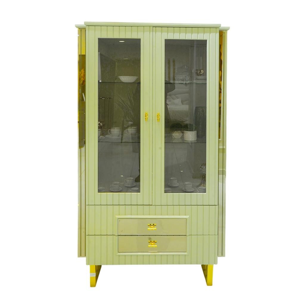 سفرة Valentino (فضية + دلسوار + طاولة 8 كراسي)