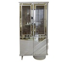 سفرة نيو كلاسيك DESIGN (فضية + دلسوار + 8كراسي)