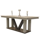 سفرة مودرن WINTER (طاولة 8 كراسي + دلسوار)