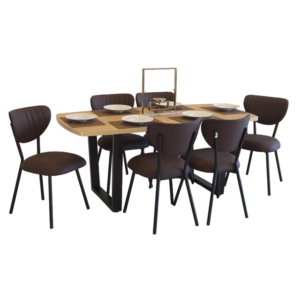 سفرة UPTOWN (طاولة 6 كراسي)