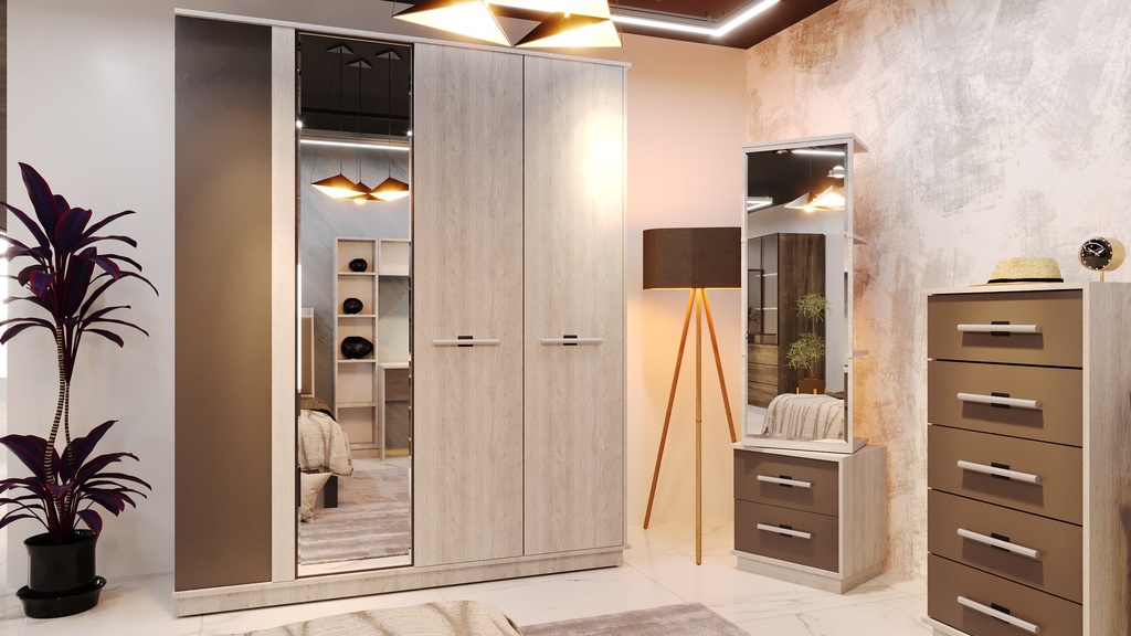 خزانة 3 درف نوم شباب KEPLER