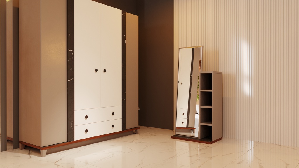 خزانة 4 درف نوم شباب SECRET