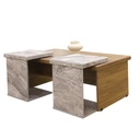 طاولة وسط + 2 جانبيات متداخلة HERMES NEW 