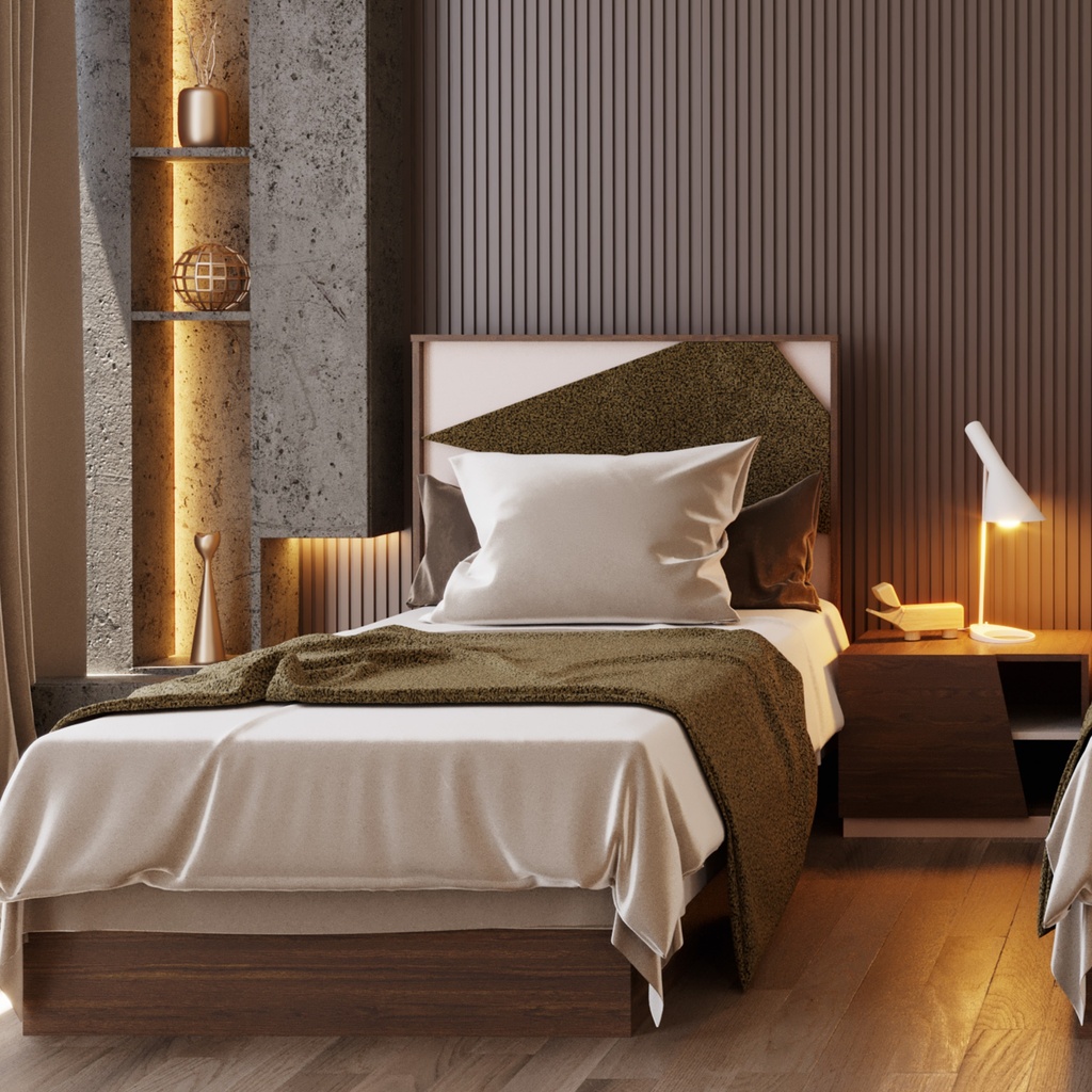 سرير مفرد ونص نوم شباب AYLOL