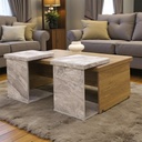 طاولة وسط + 2 جانبيات متداخلة HERMES NEW 