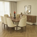 سفرة ROCKET (دلسوار + طاولة 8 كراسي)