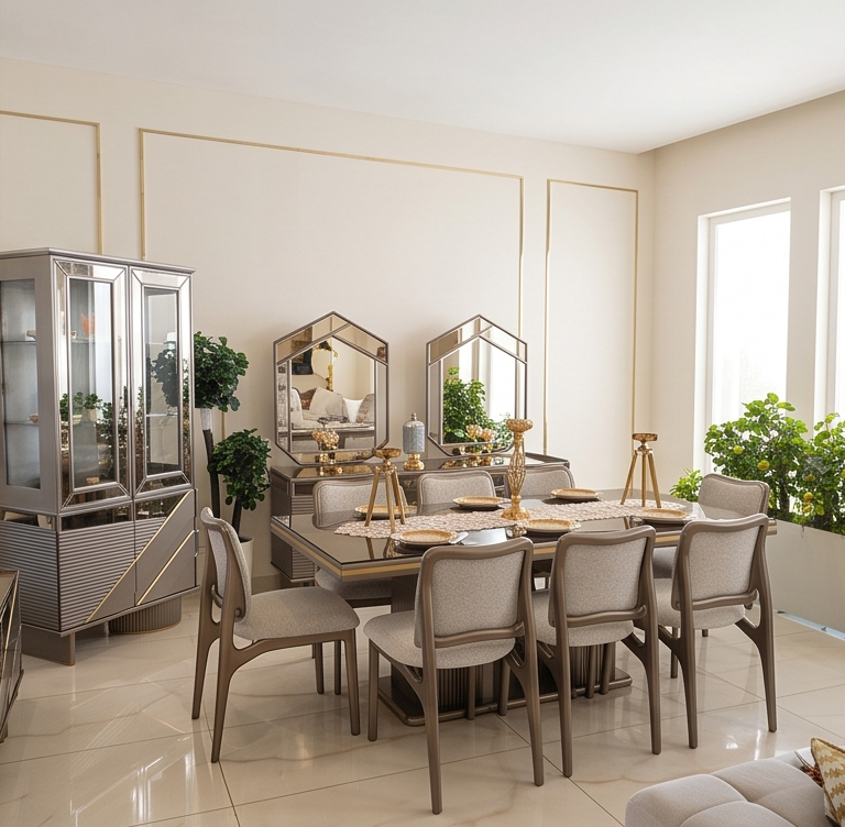 سفرة نيو كلاسيك DESIGN PLUS 