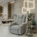 كرسي ريكلاينر كهرباء  MICRO GRAY 