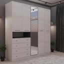 خزانة 5 درف نوم شباب STAR 