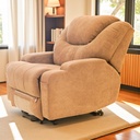 كرسي ريكلاينر كهرباء CHARGE بني 