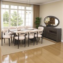 سفرة  VEDA NEW (دلسوار + طاولة 8 كراسي)